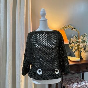 Chico’s Crochet Knit Top